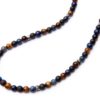 Dualstax 6mm colier barbati pietre tiger eye 50cm
