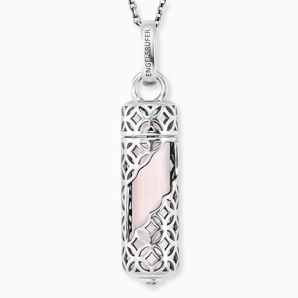 Engelsrufer Powerful Stone colier argint cuart roz M