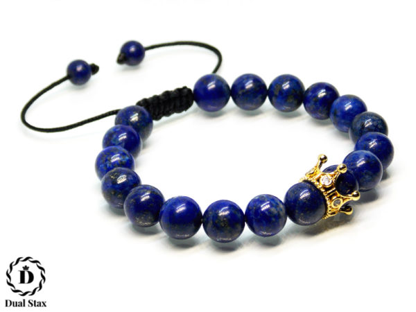Dualstax No.6 bratara lapis lazuli albastra reglabila