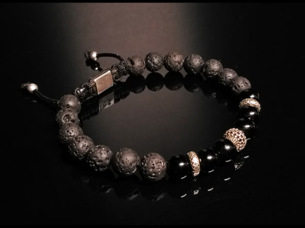 Dualstax Onix Argint bratara lava onix argint 925