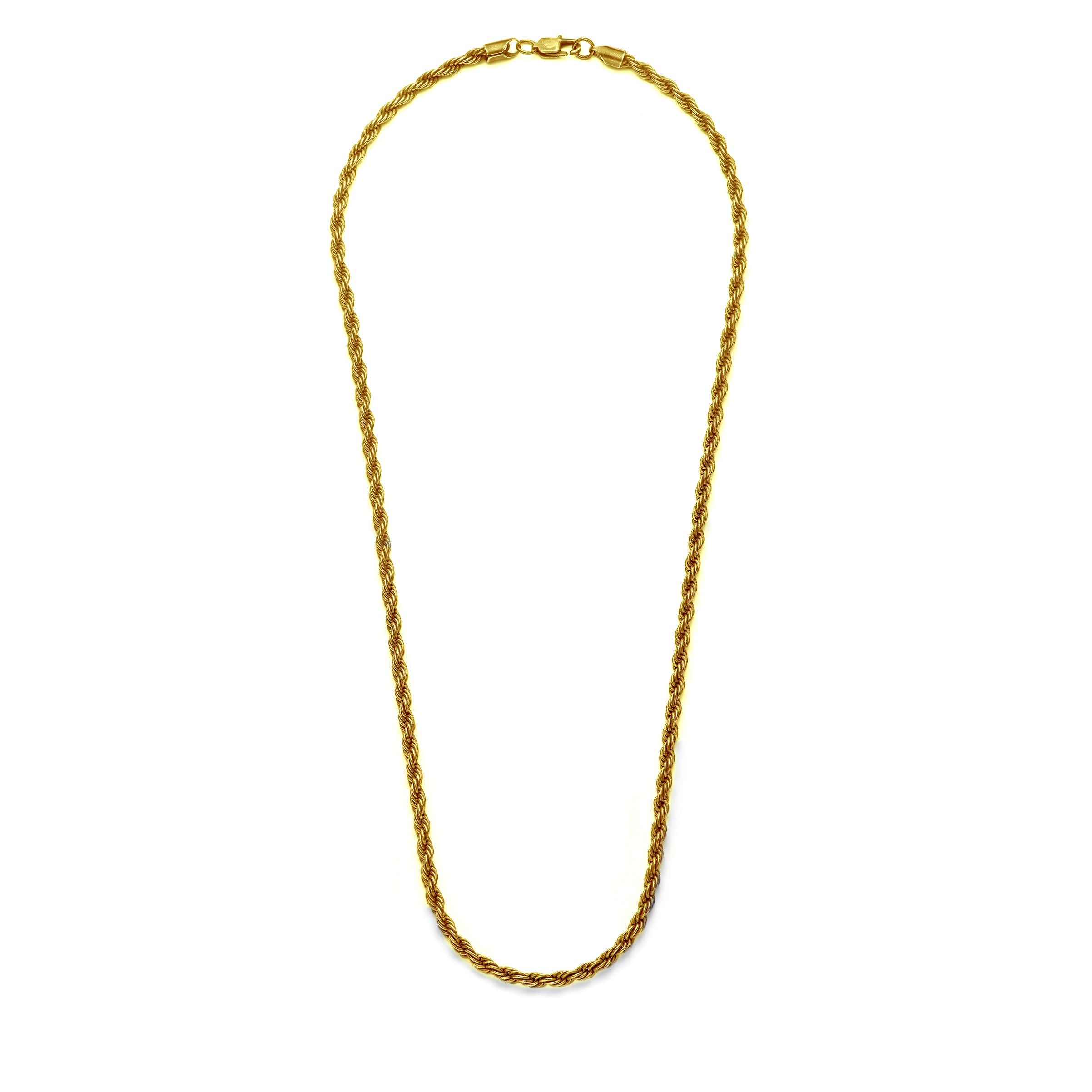 Frank 1967 Rope Chain colier otel tip funie