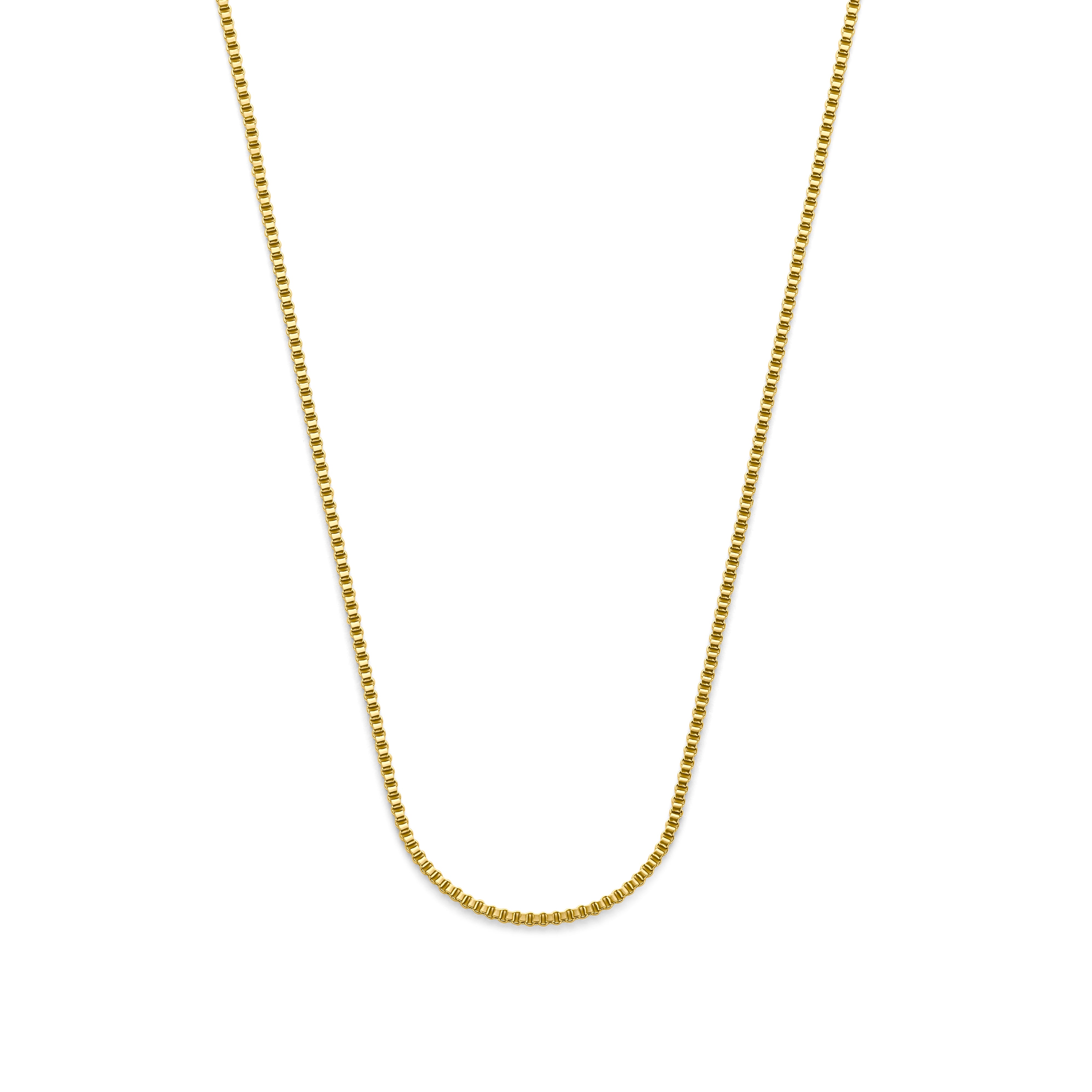Frank 1967 Box Chain lant inox argintiu geometric
