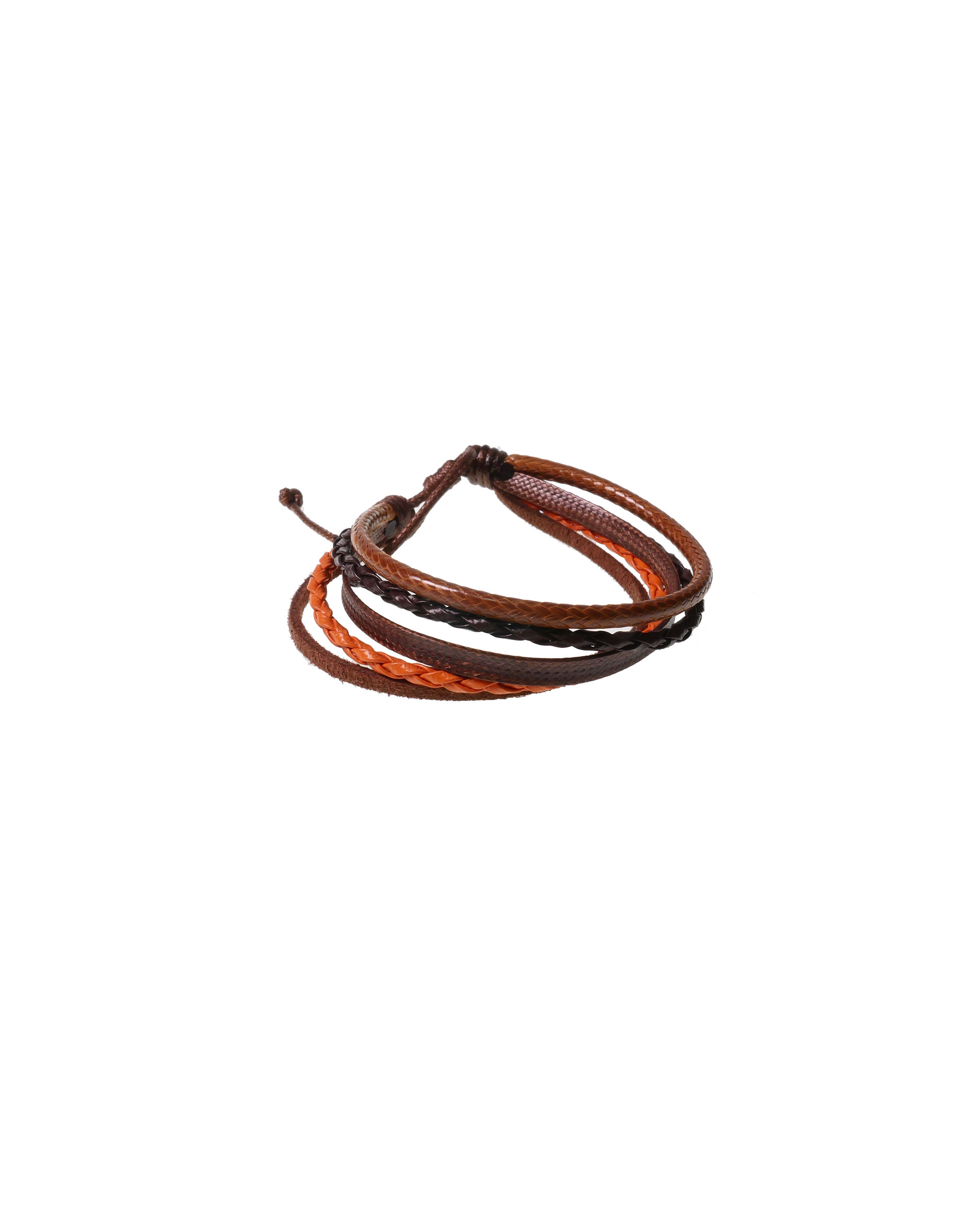 CrisFeather DeepestBrown brățară piele maro cărămiziu
