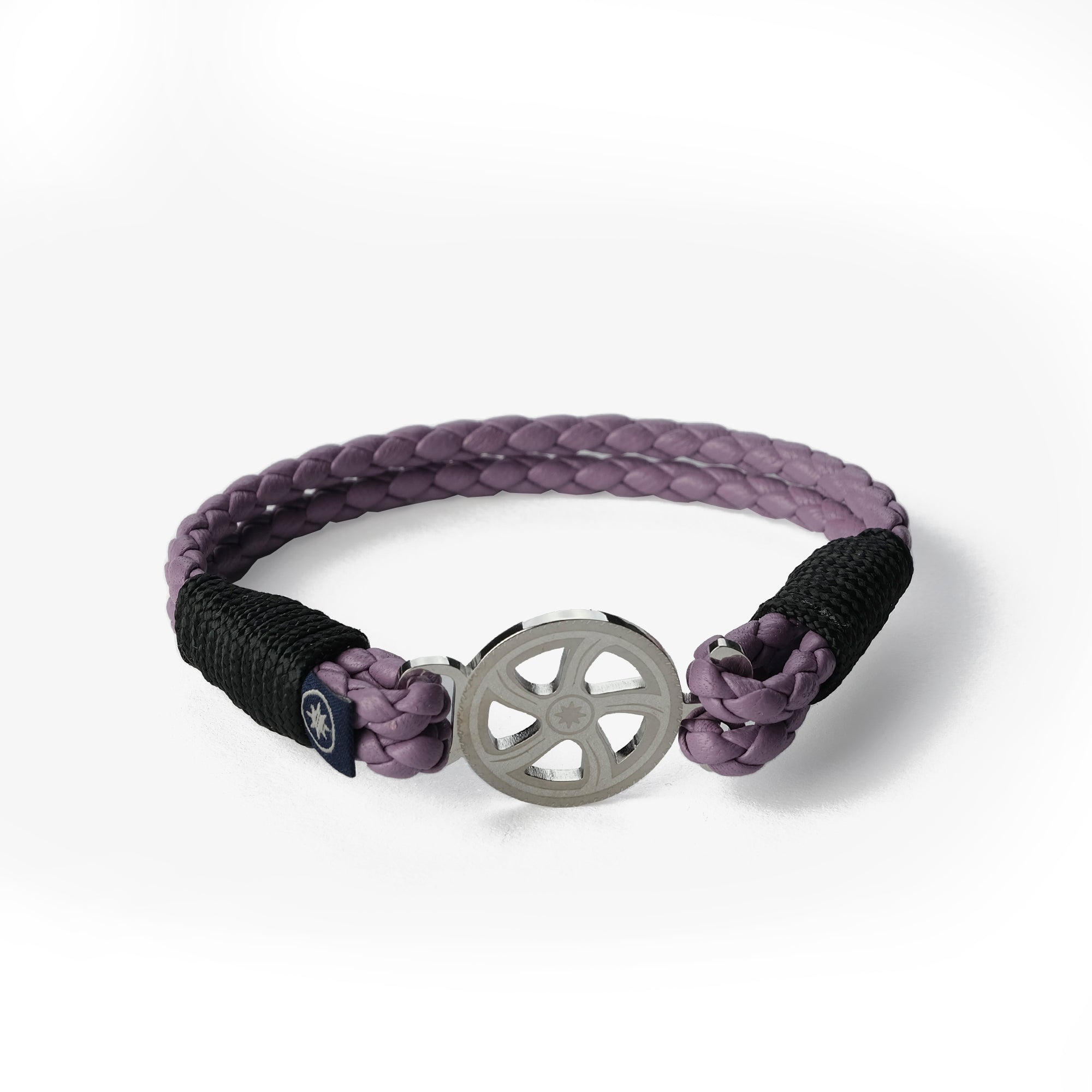 Old Skipper Lavender Twilight brățară Wheel piele lila