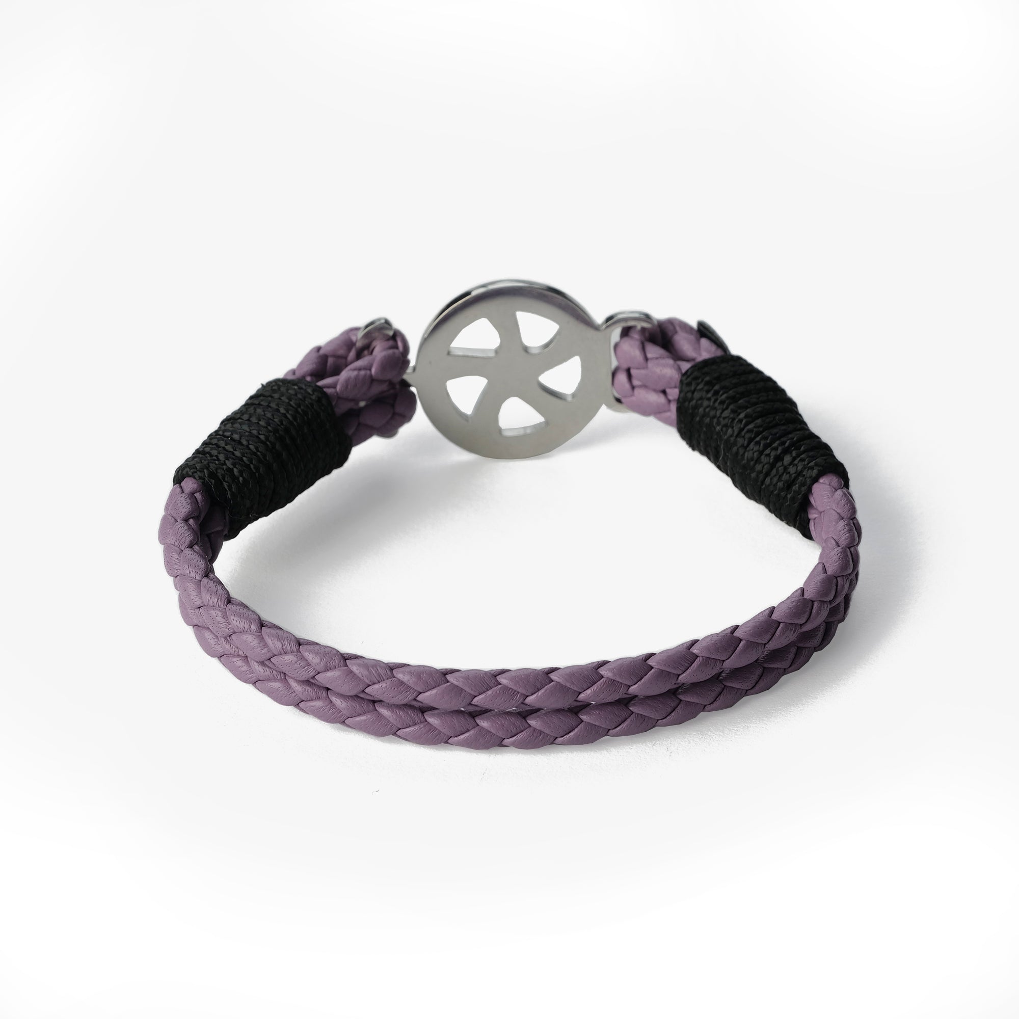 Old Skipper Lavender Twilight brățară Wheel piele lila