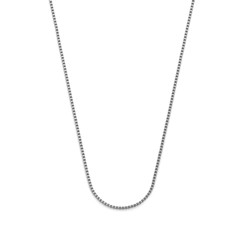 Frank 1967 Box Chain lant inox argintiu geometric