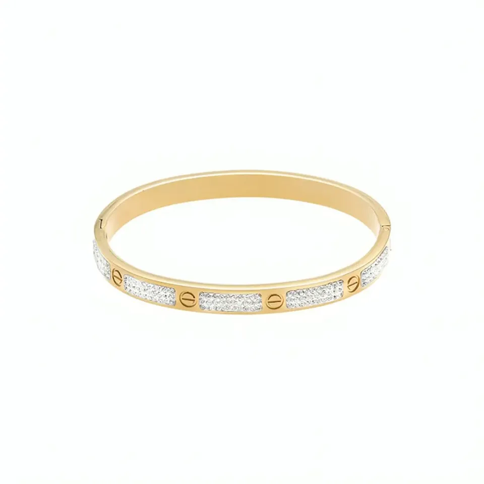 Rafini Love Diamonds bratara reglabila 16-21 cm aurie