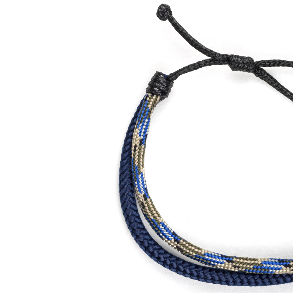 CrisFeather BlueStain brățară paracord bărbați