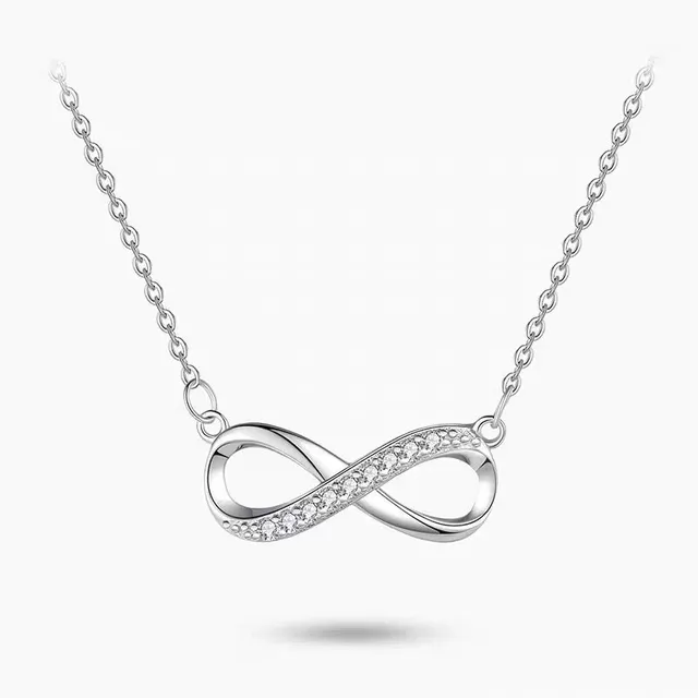 Rafini Infinit Argintiu lantisor reglabil inox