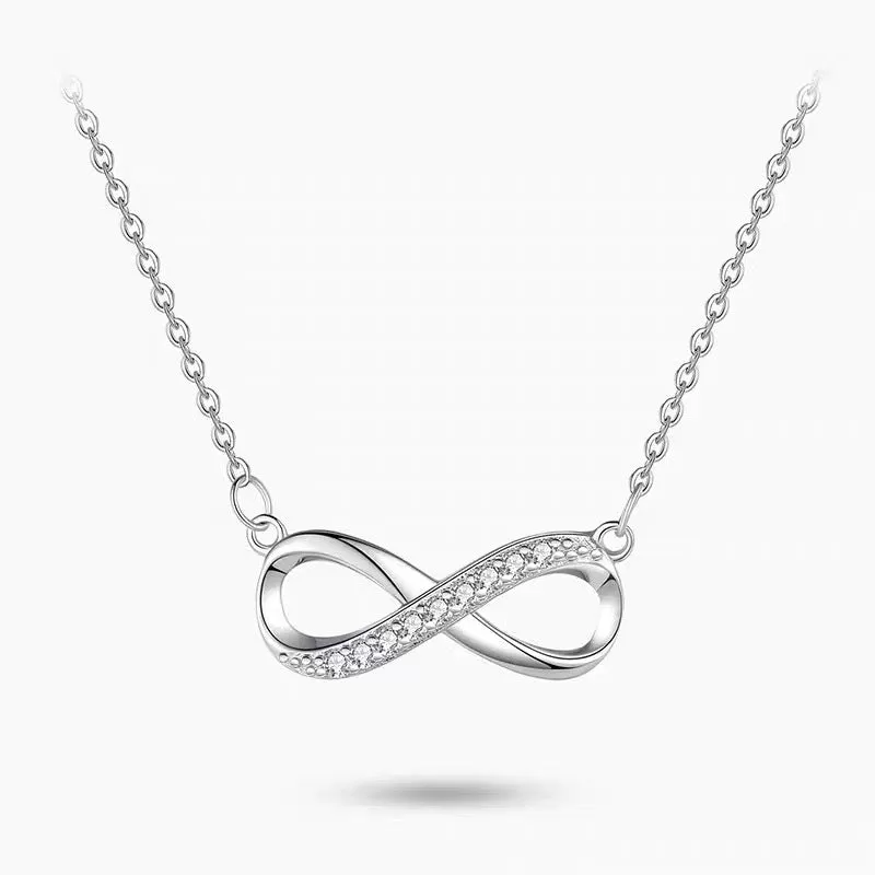 Rafini Infinit Argintiu lantisor reglabil inox