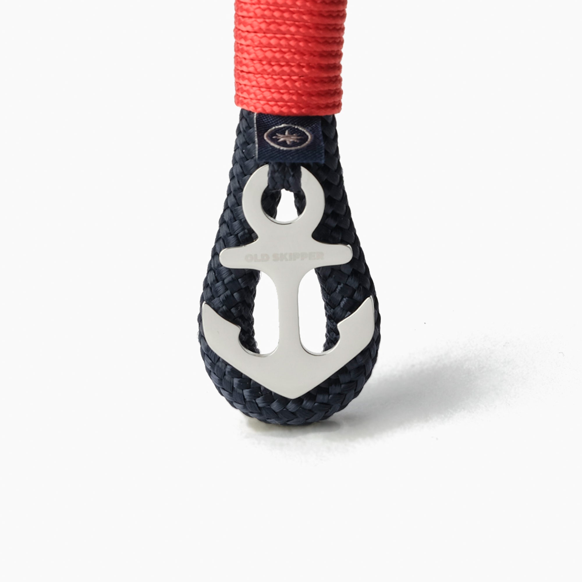 Old Skipper Red Knot breloc nautic cal rosu-bleu