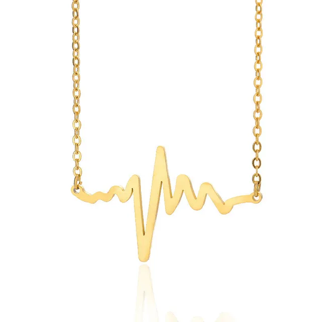 Rafini Heartbeat Gold lantisor inima aur 18k