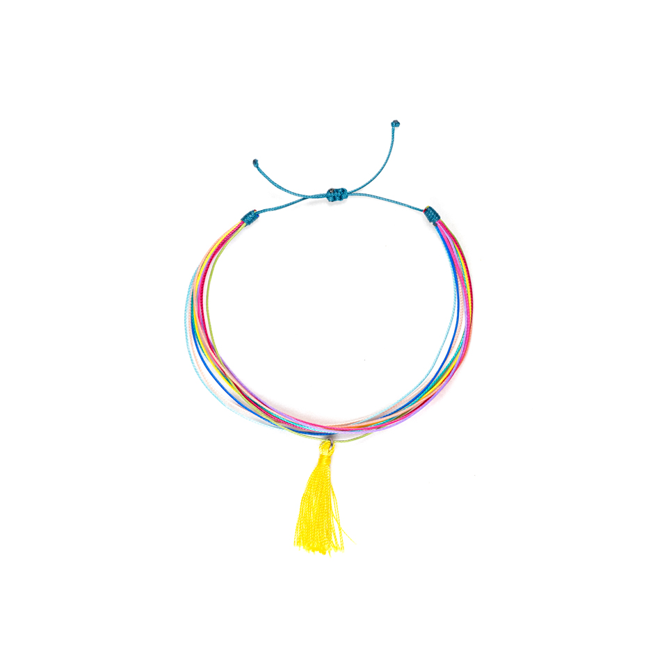 CrisFeather Olly brățară gleznă multicoloră waterproof