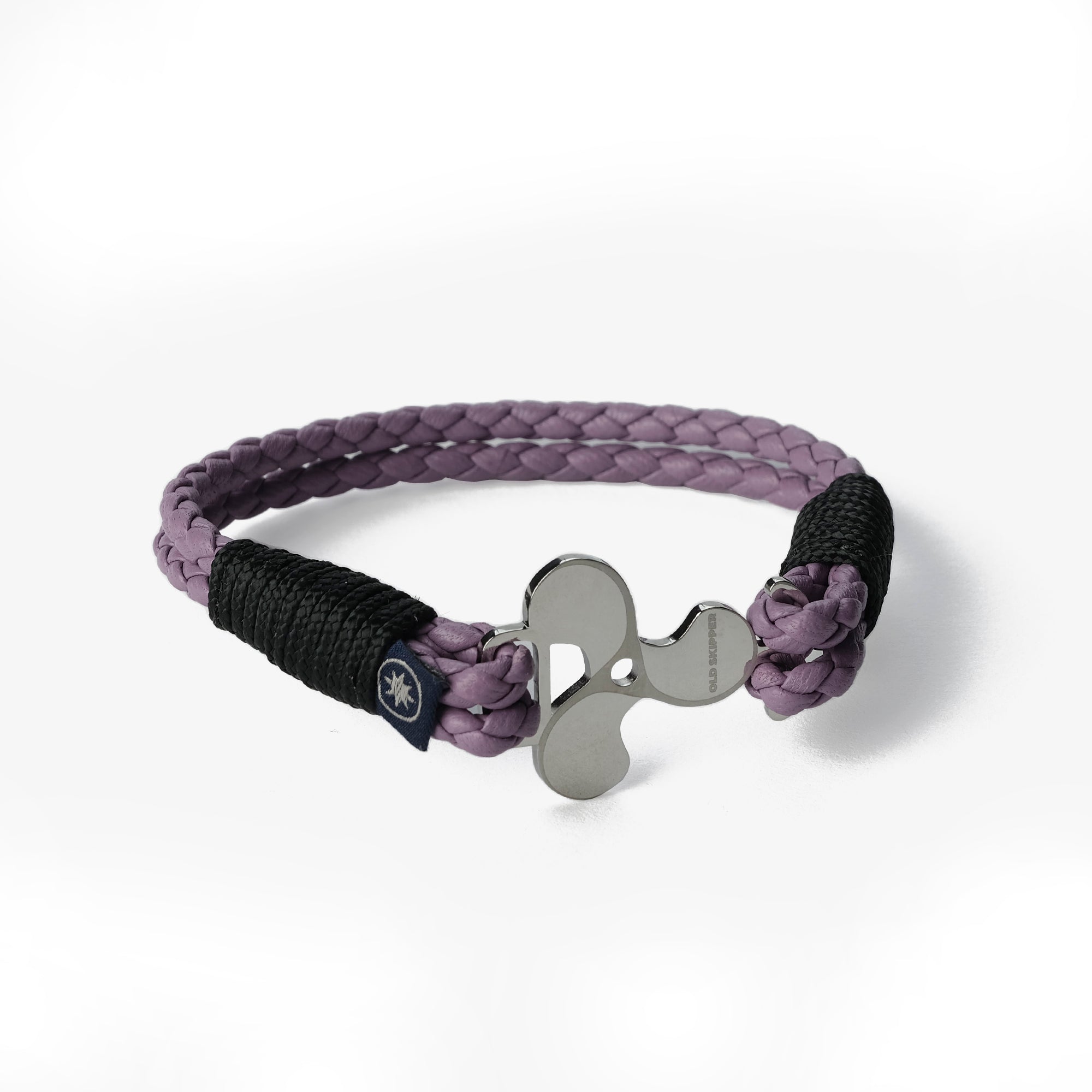 Old Skipper Lavender Twilight brățară Wheel piele lila