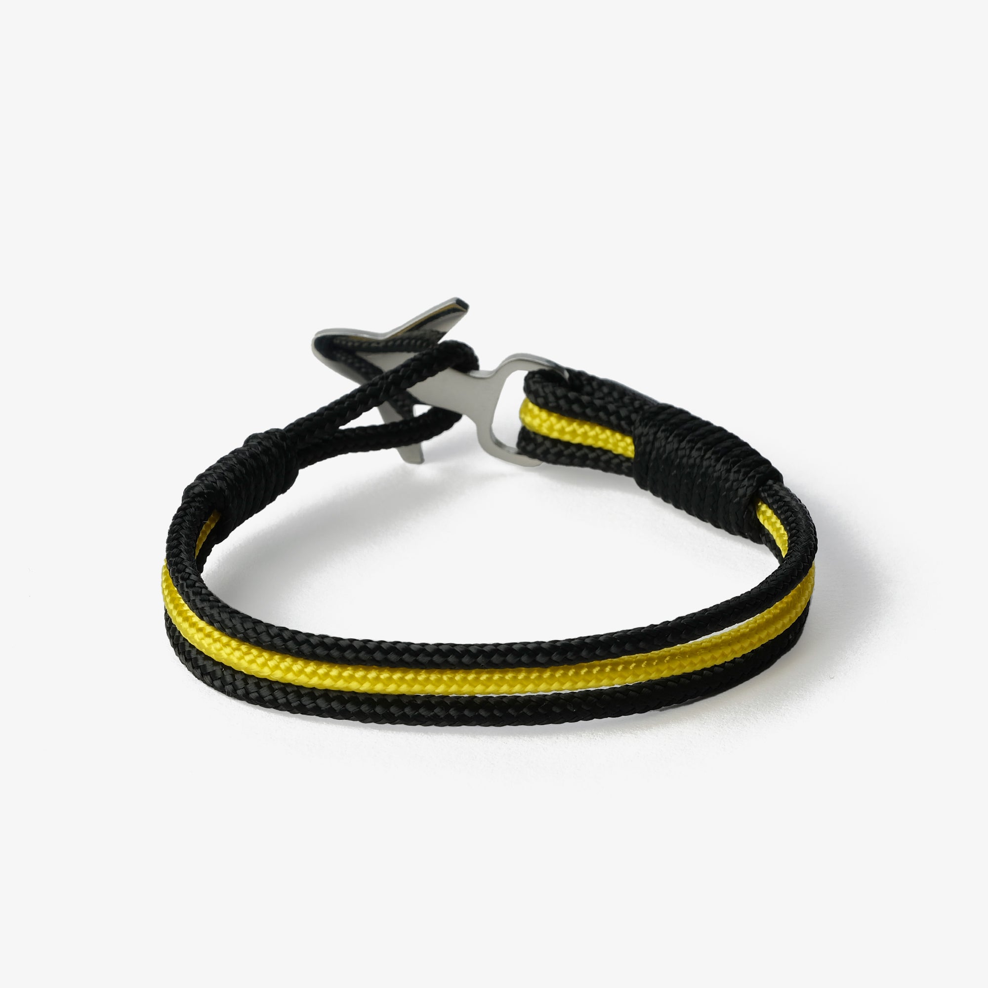 Old Skipper Yellow Blaze brățară frânghie avion negru-galben