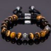 Dualstax Silver Tiger Eye brățară ochi de tigru argint