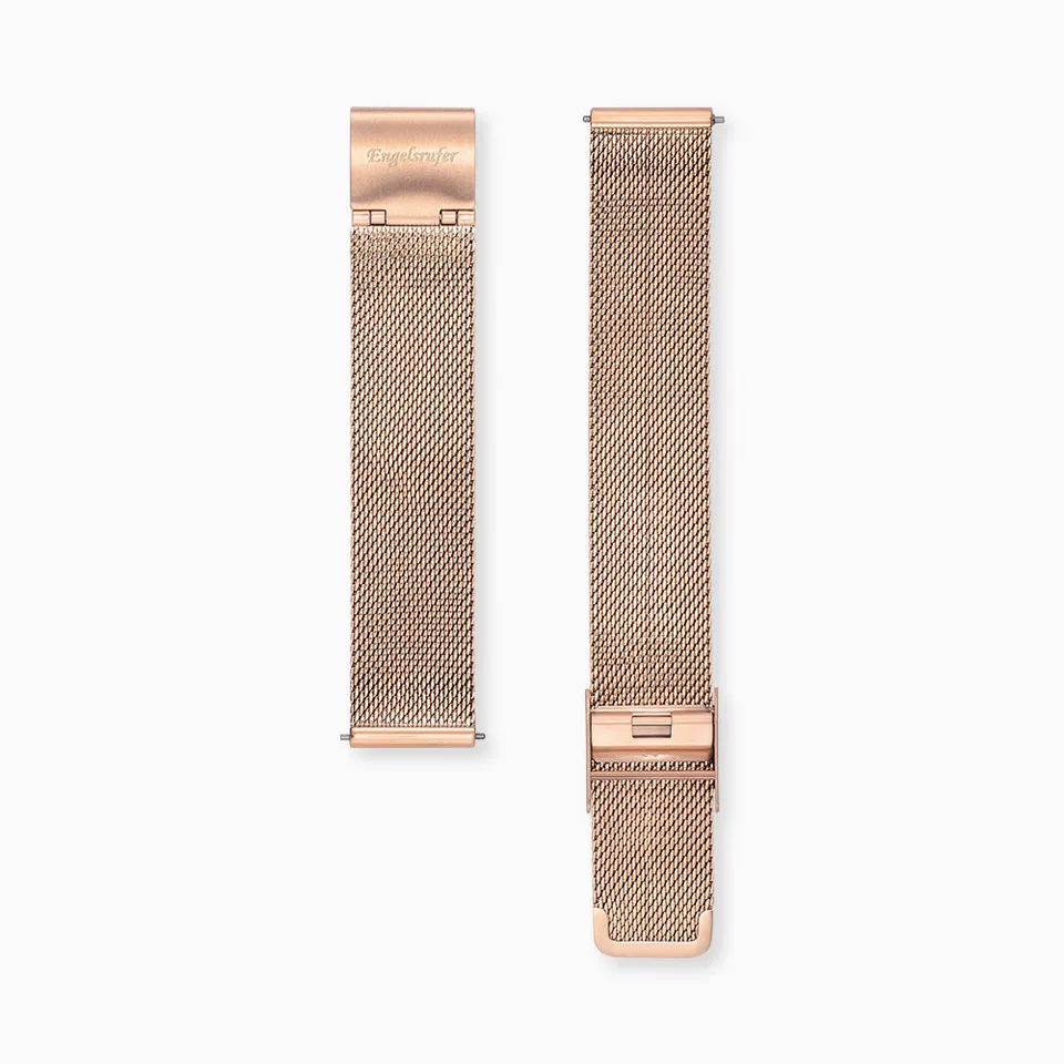 Engelsrufer Mesh curea ceas otel 14 mm roz-auriu reglabila
