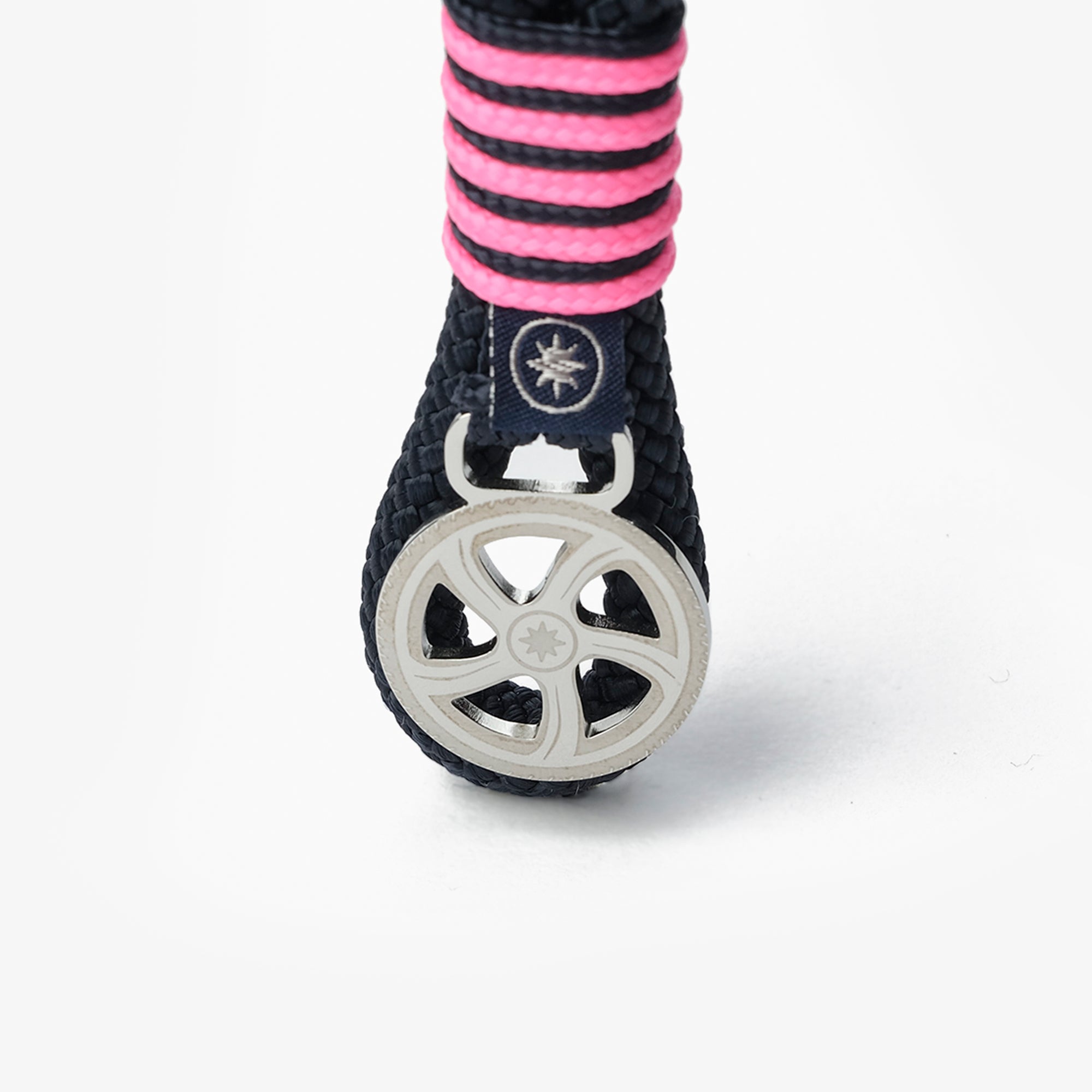 Old Skipper Pink Panther breloc funie ancora roz-bleumarin