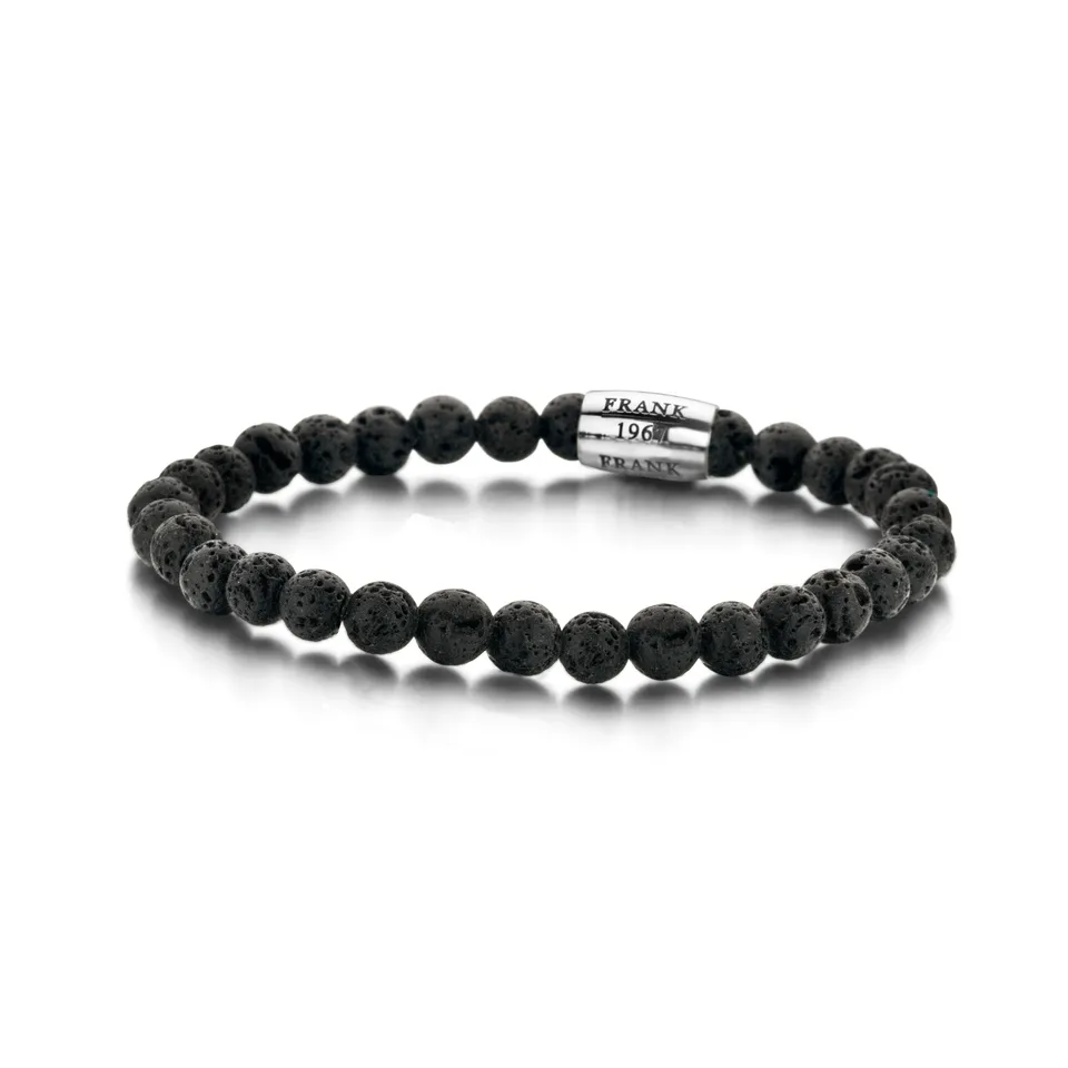 Frank 1967 Lava Stone bratara lava neagra 20 cm