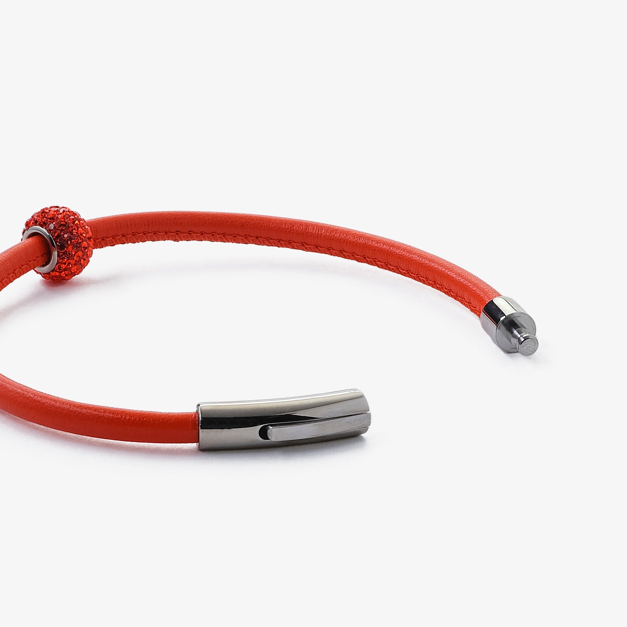 Old Skipper NPRSLB-954-TUBE-SILVER-charm-orange bratara 18cm
