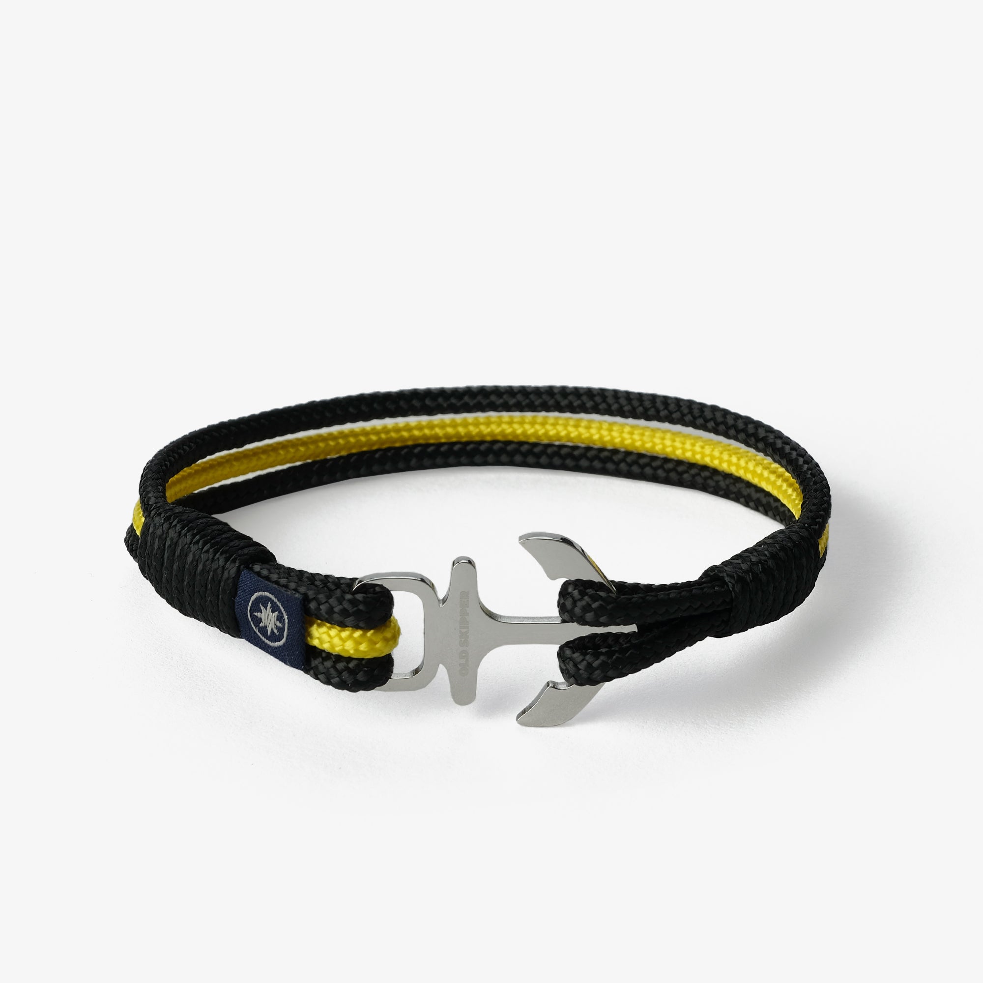 Old Skipper Yellow Blaze Wheel brățară șnur negru-galben