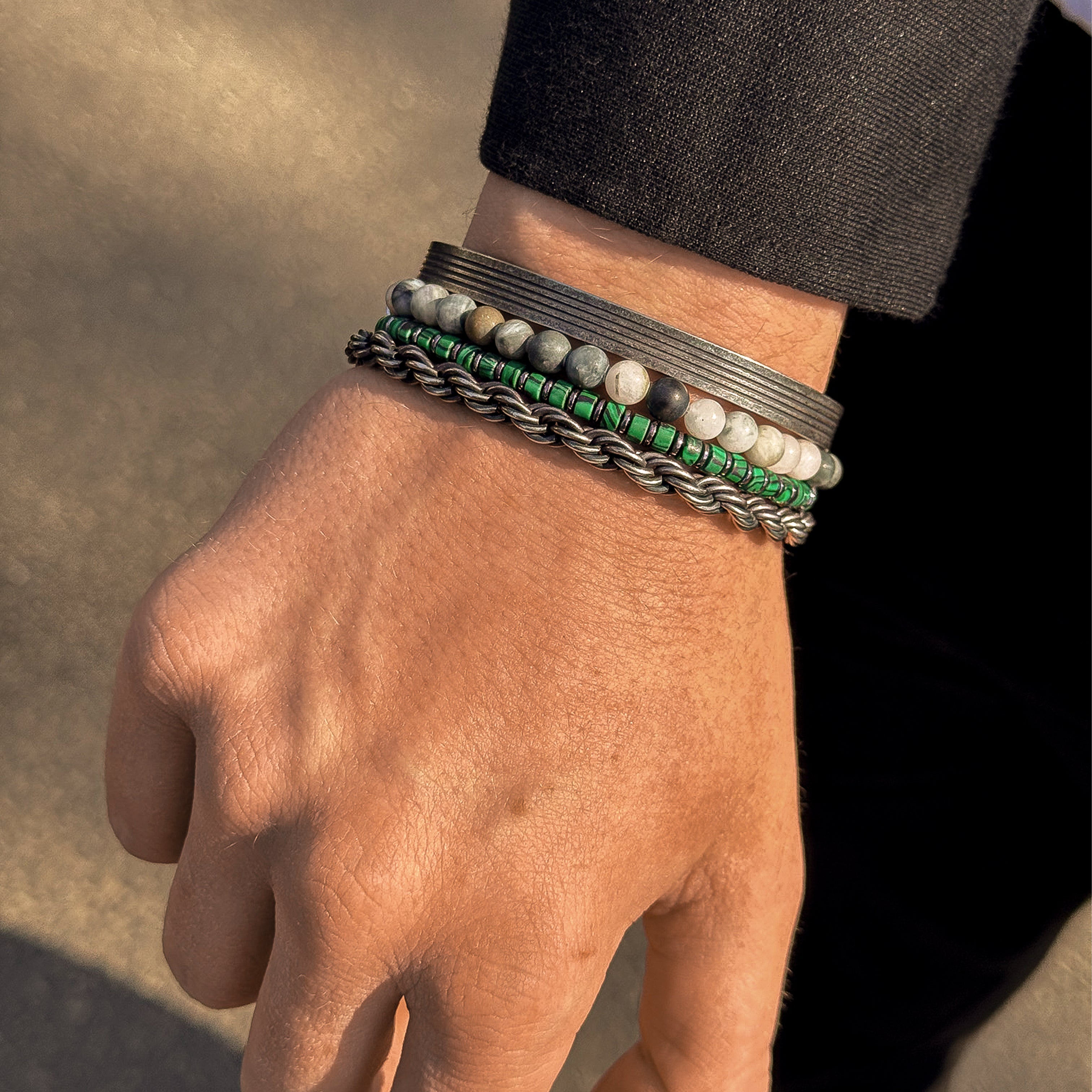 Frank 1967 Matte Bead brățară albastră mată