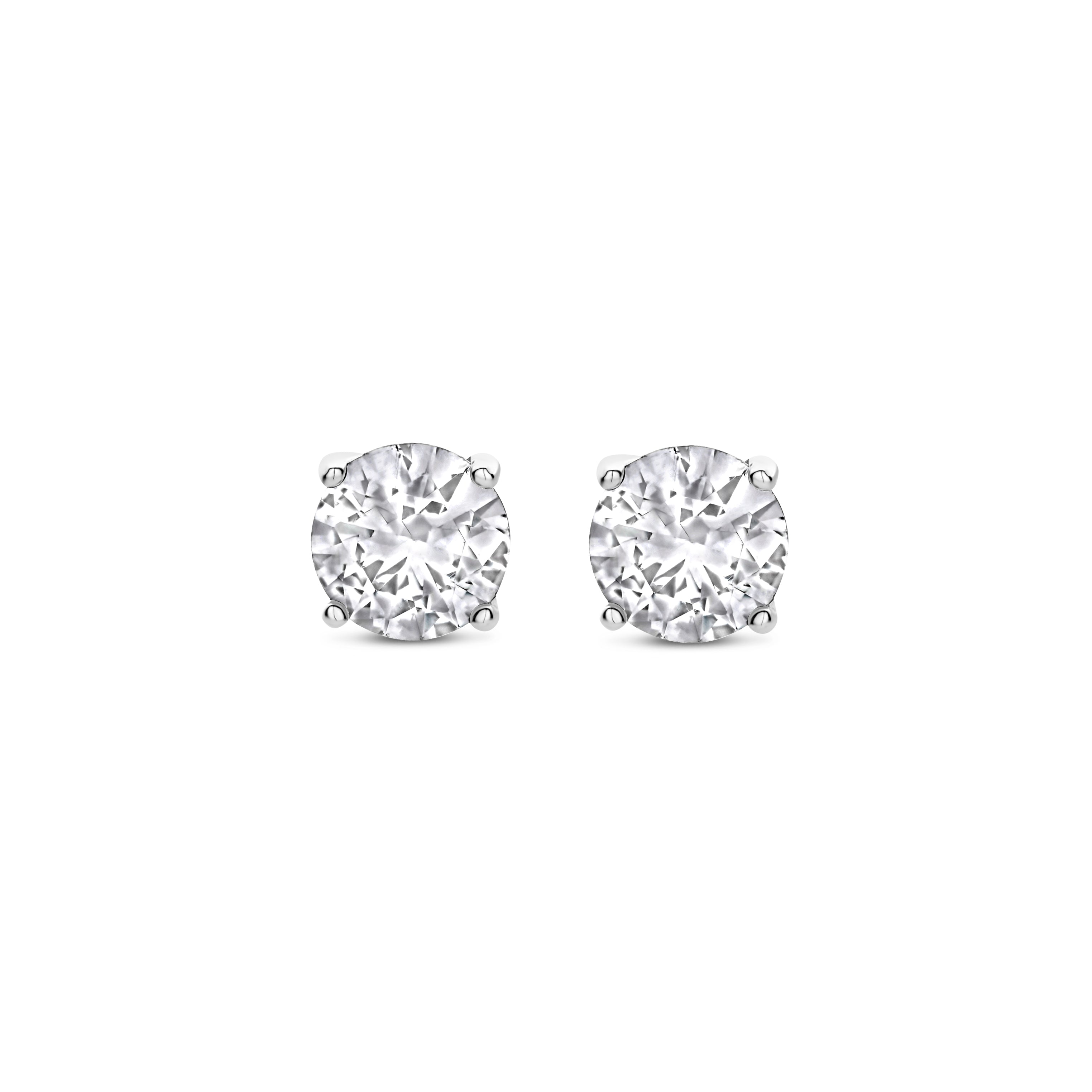 Frank 1967 cercei zirconia rotunzi otel 4 mm