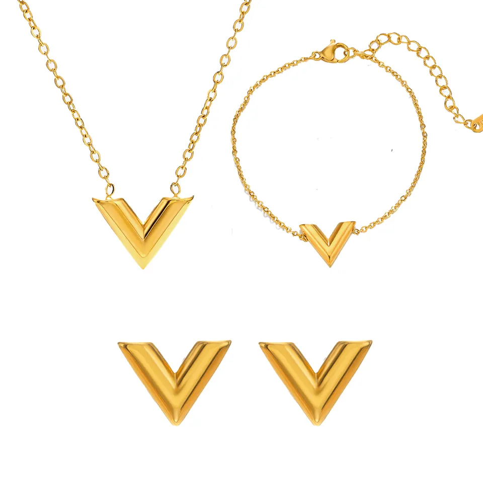 Rafini Valiant Gold set bijuterii placat aur 18K