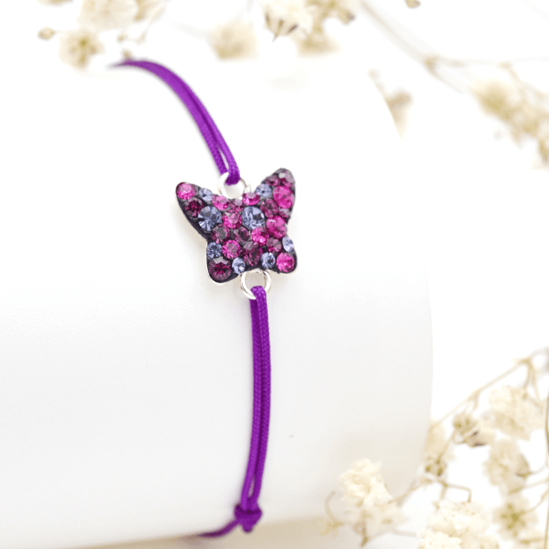 Margeluta.dincristal My Butterfly bratara fluture argint 925