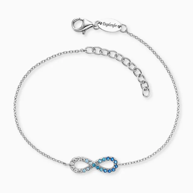 Engelsrufer Infinity Ocean brățară argint zirconia multicolor