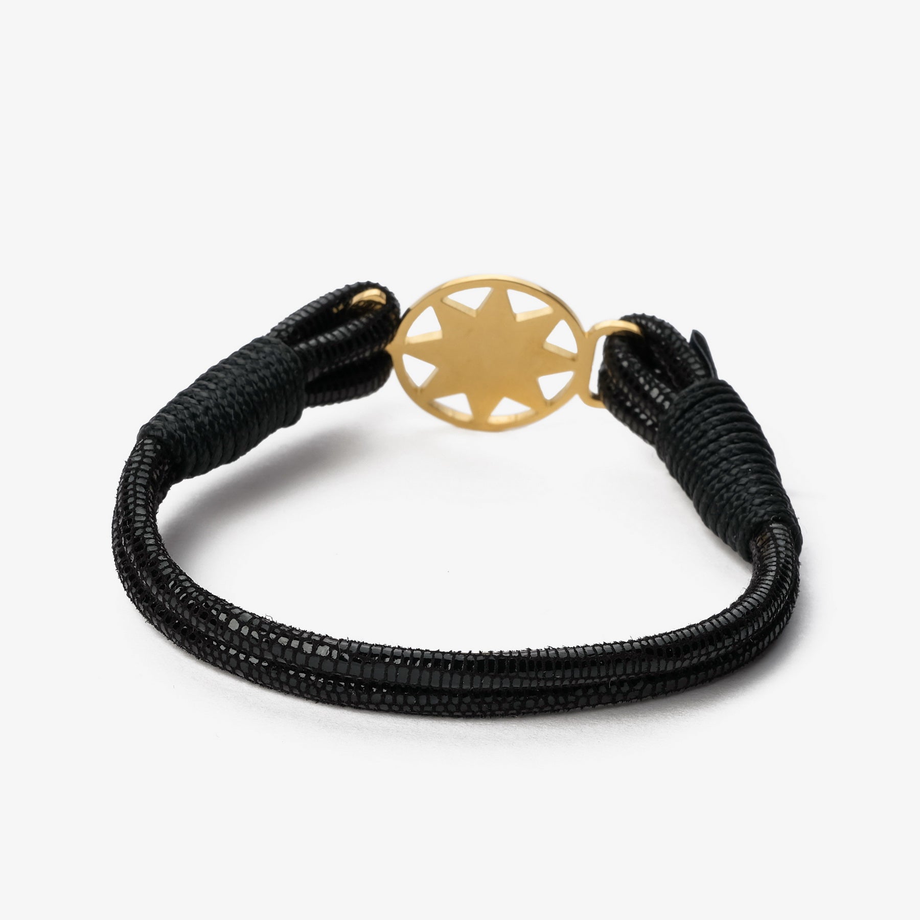 Brățară piele Old Skipper NPLPLB-886NSG North Star neagră