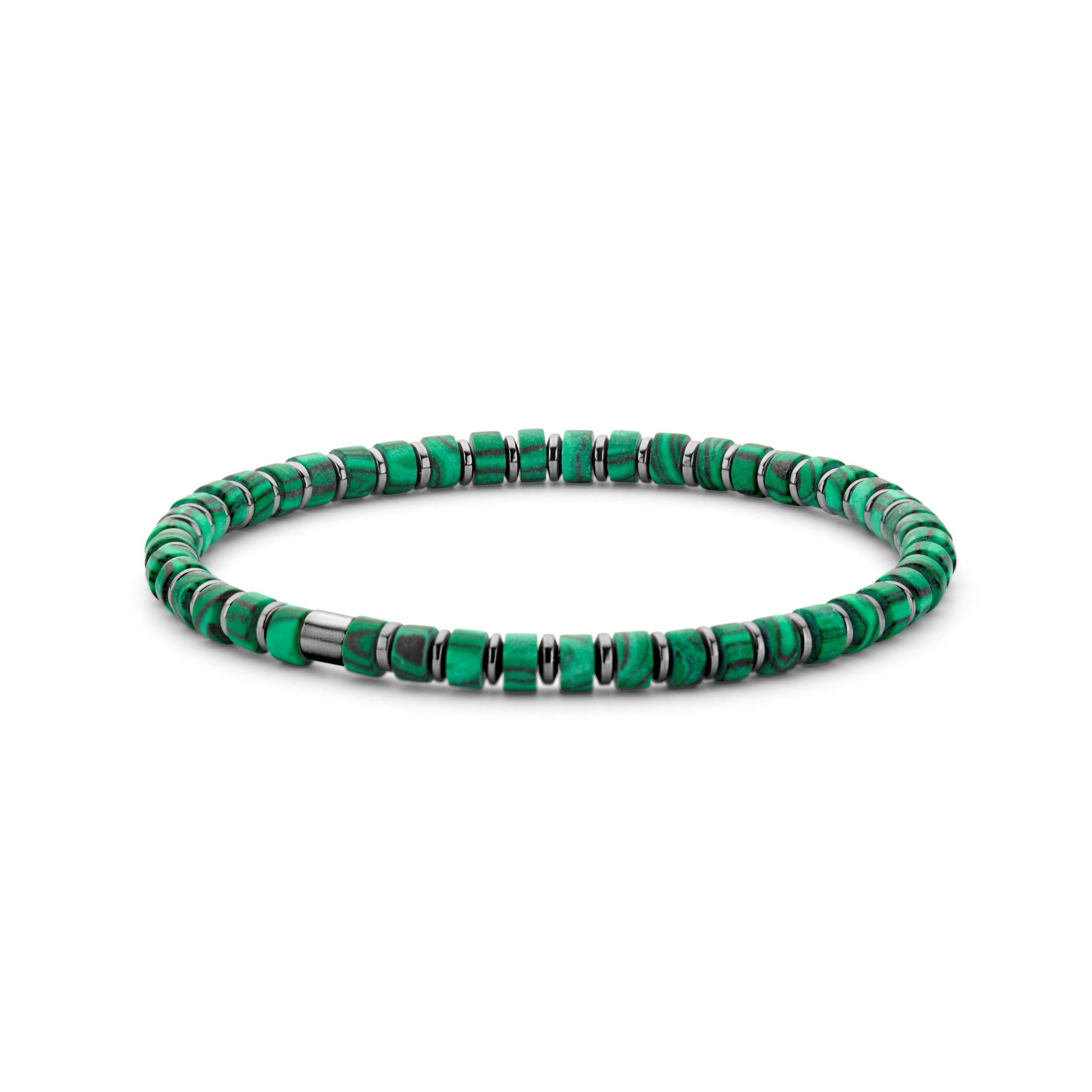 Frank 1967 Steel Colored Bead brățară maro