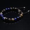 DualStax TigerEye brățară obsidian albastru 8mm