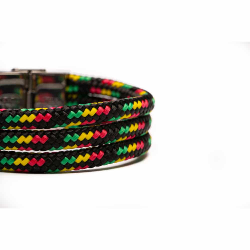 CrisFeather Marley brățară paracord rasta unisex