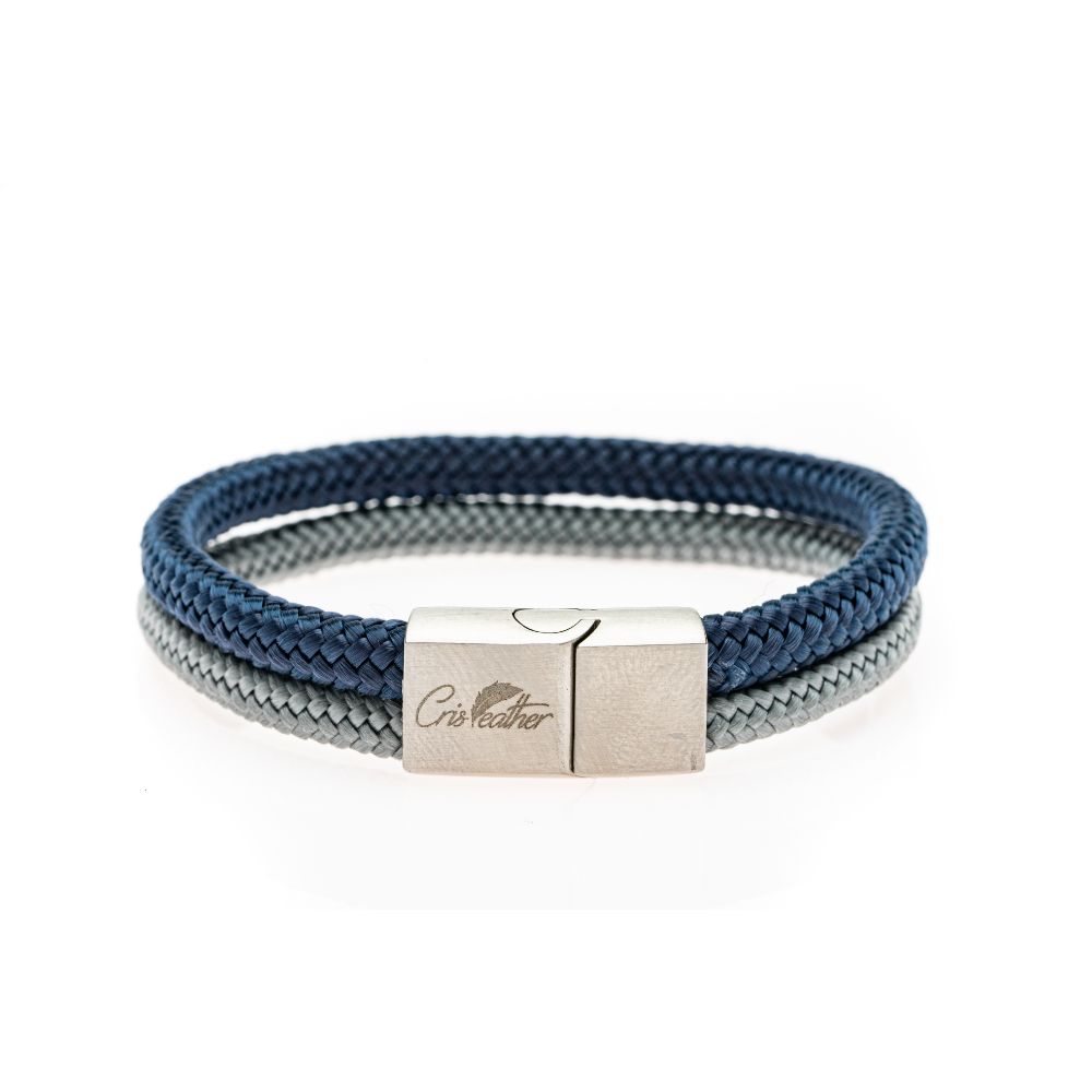 CrisFeather PowerSilver brățară magnetică gri