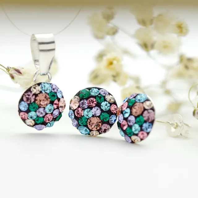 Margeluta.dincristal Mini Chaton Ball set argint 925 discret