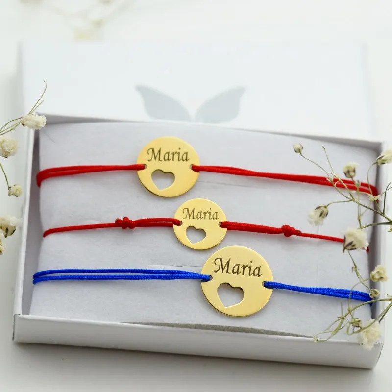 Margeluta.dincristal Set 3 brățări bănuți nume argint aurit
