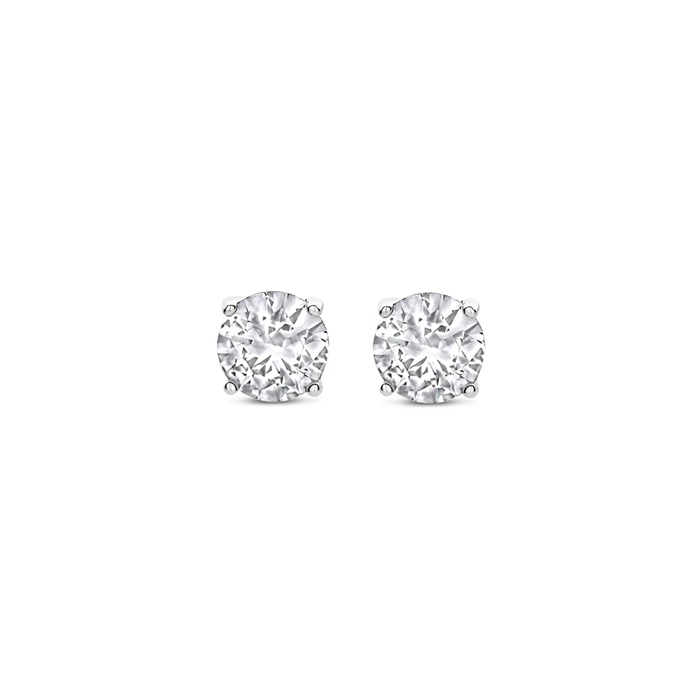 Frank 1967 cercei zirconia rotunzi otel 4 mm