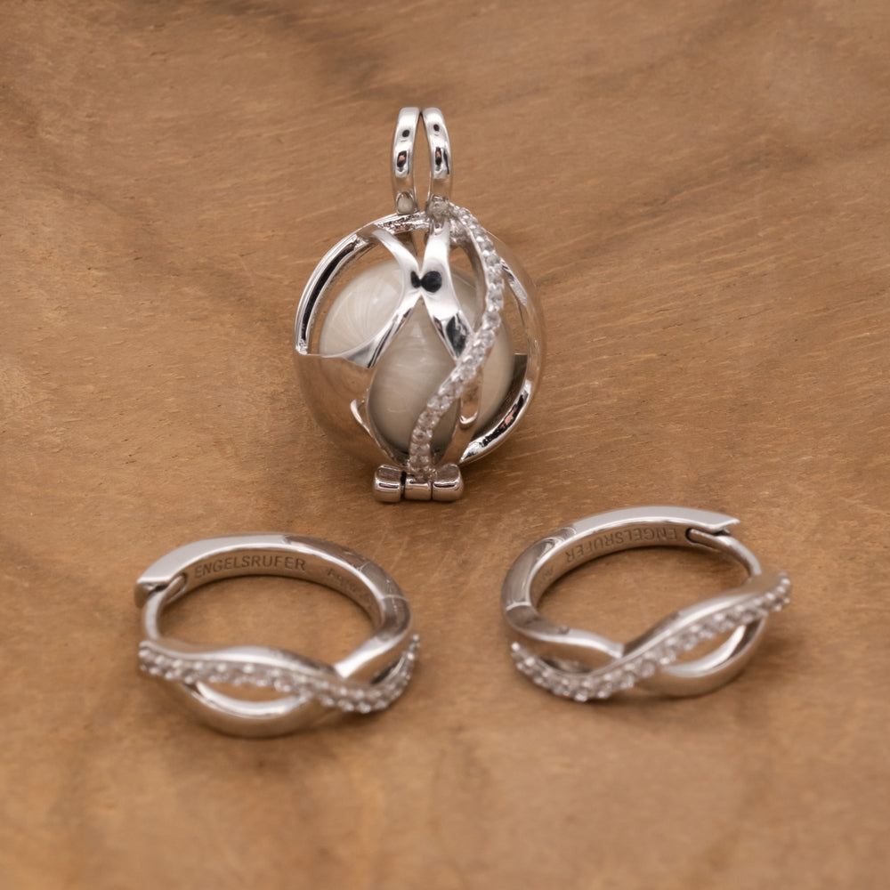 Engelsrufer Paradise cercei creole zirconia