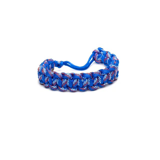 CrisFeather Waves brățară paracord bărbați albastru 2m
