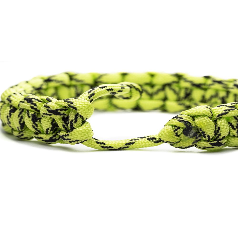 CrisFeather Green Hornet bratara paracord barbati maro