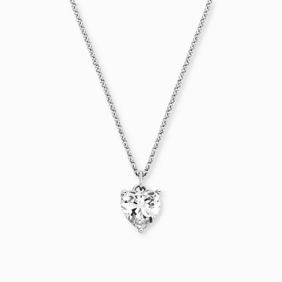 Engelsrufer Shiny Herz colier argint inimă cu zirconia