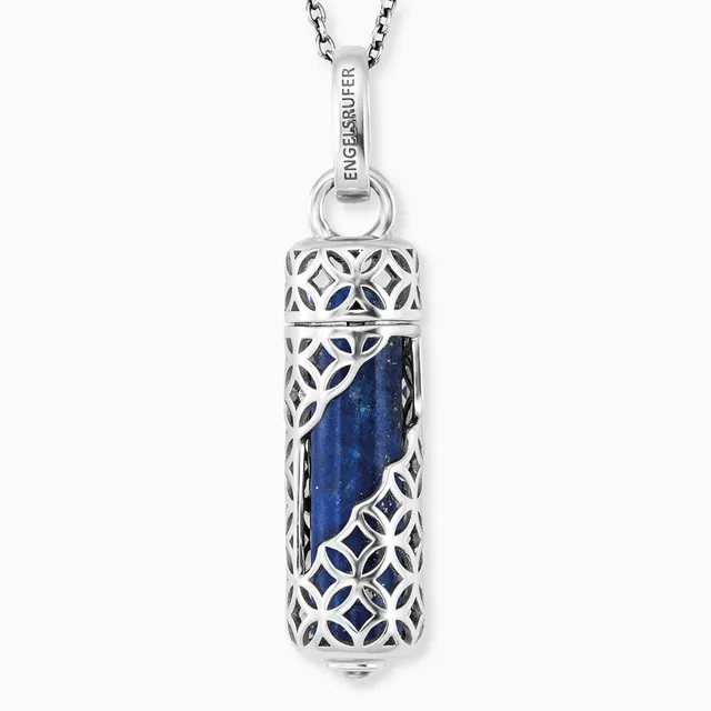 Engelsrufer Powerful Stone M colier argint lapislazuli
