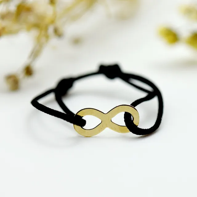 Margeluta.dincristal Infinit inel reglabil aur 14k snur