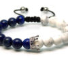 dualstax no.10 bratara dama lapis howlite reglabila 8mm