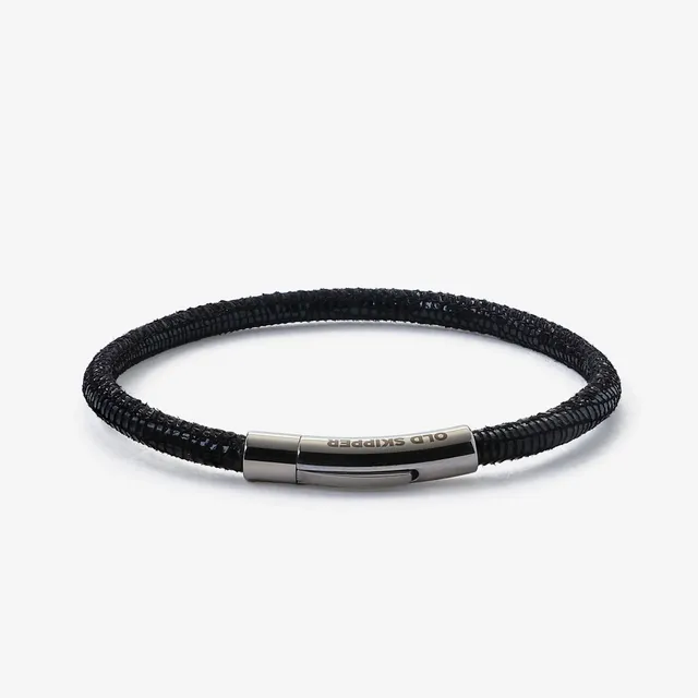 Old Skipper NPLPLB-887 bratara deluxe silver piele