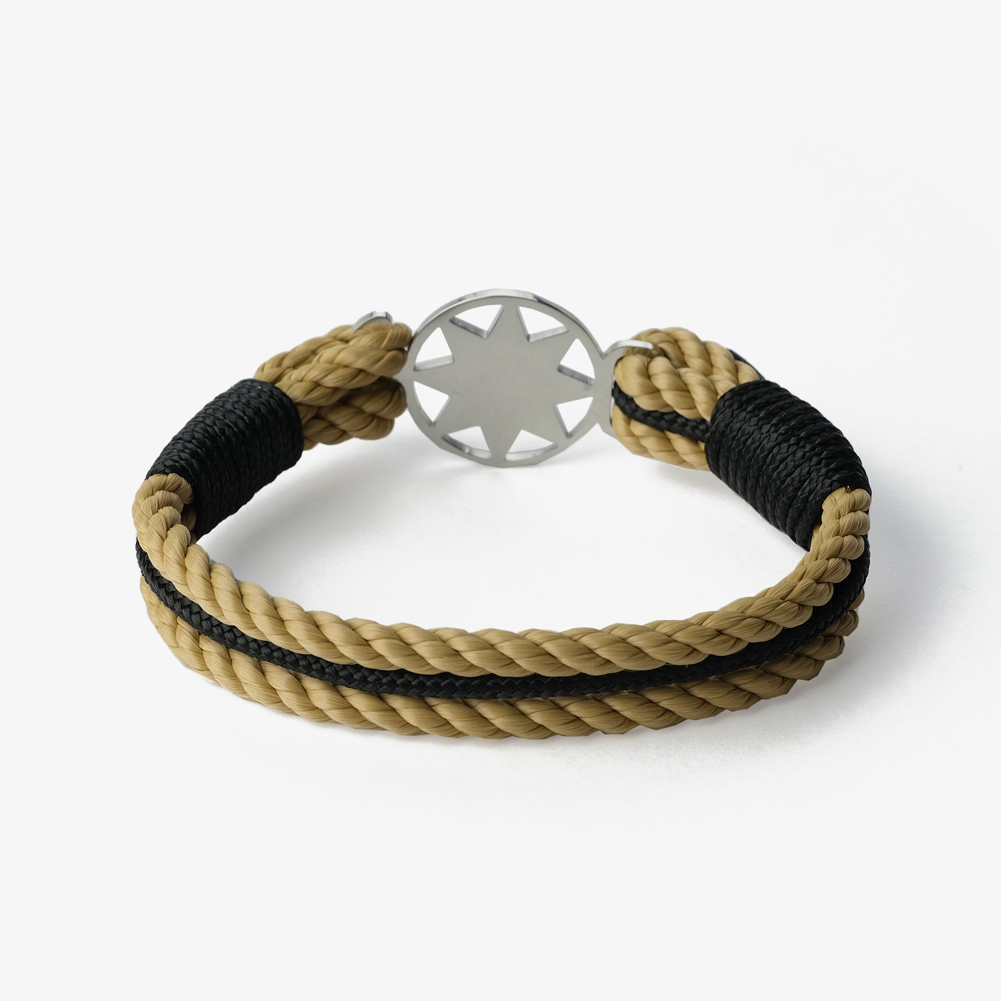 Old Skipper Sand Dunes Explorer bratara snur bej-negru