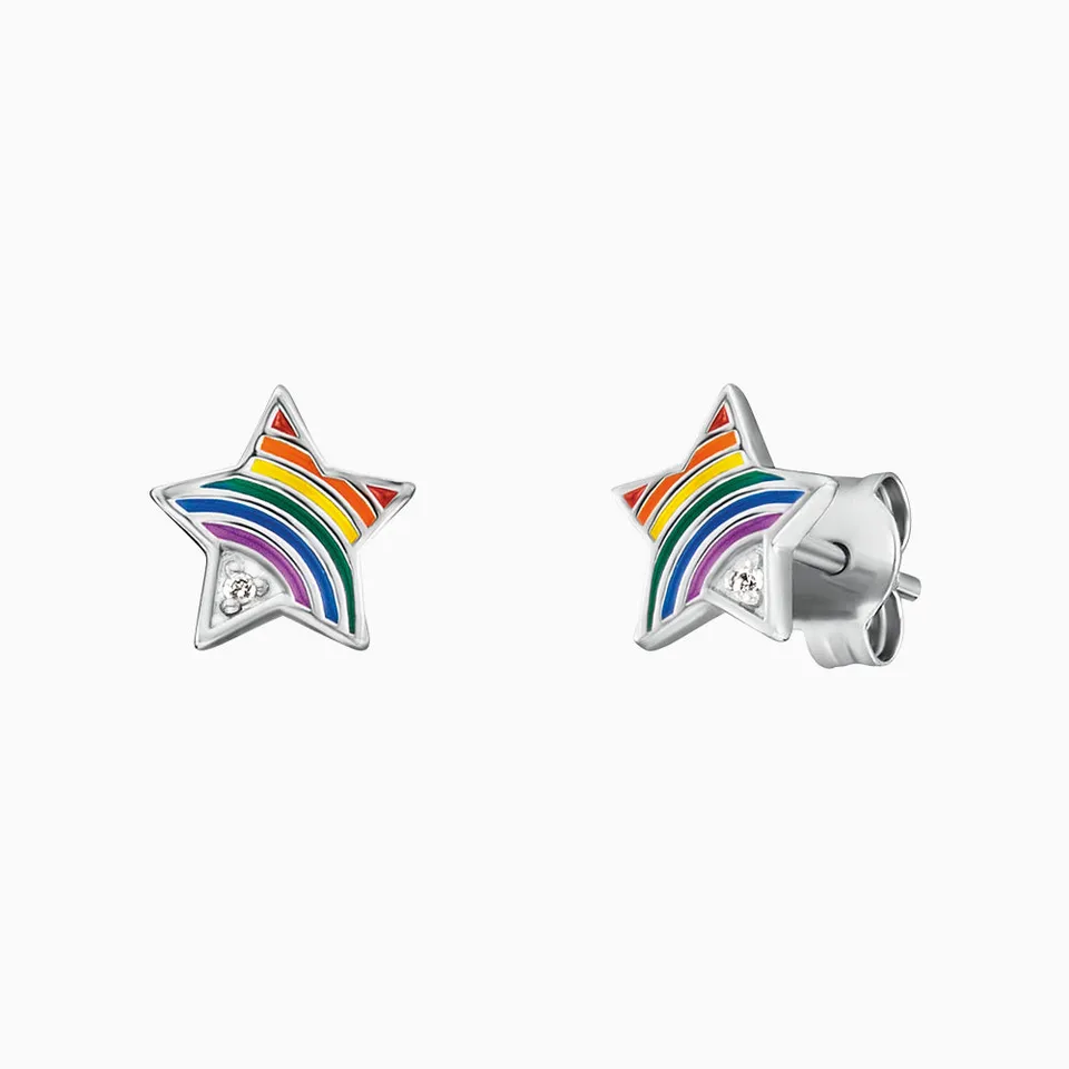 Herzengel Regenbogen cercei copii oțel curcubeu