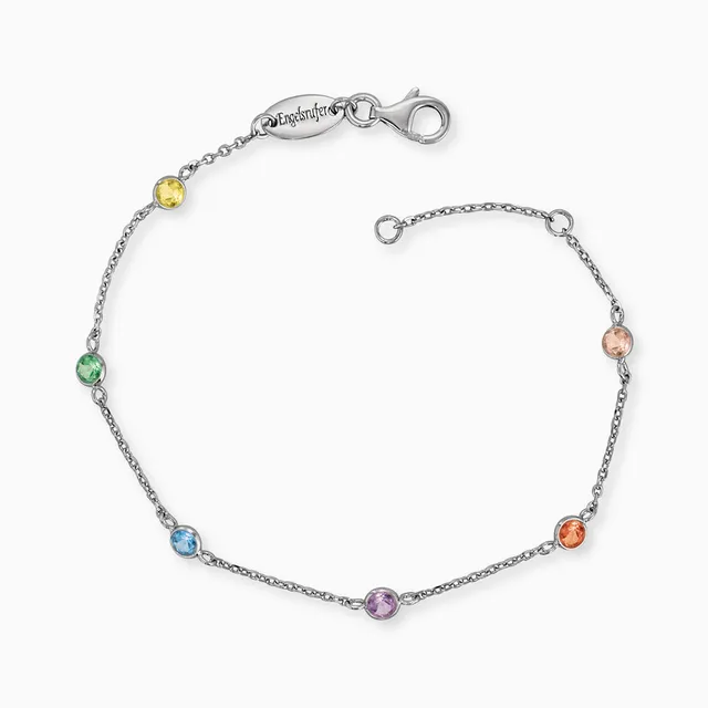 Engelsrufer Moonlight bratara argint multicolor zirconia