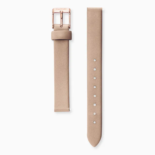 Engelsrufer curea ceas piele maro 14 mm rosé
